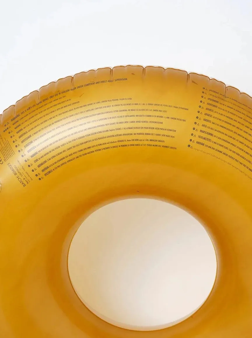 Disco Gold Pool Ring Float