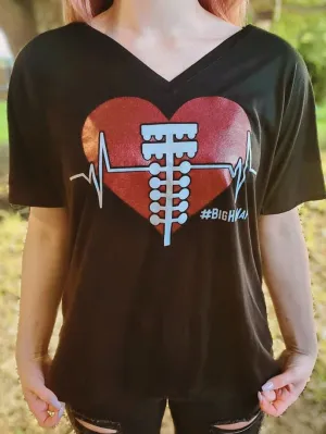 Drag Racing Heart Beat Top