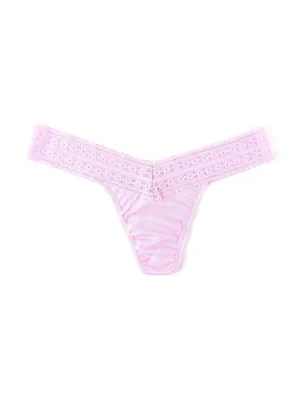 DreamEase® Low Rise Thong Cotton Candy Pink