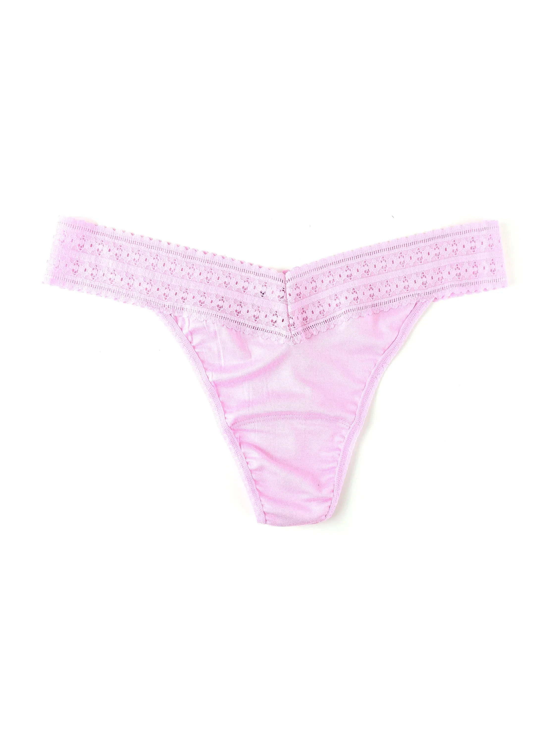 DreamEase® Original Rise Thong Cotton Candy Pink