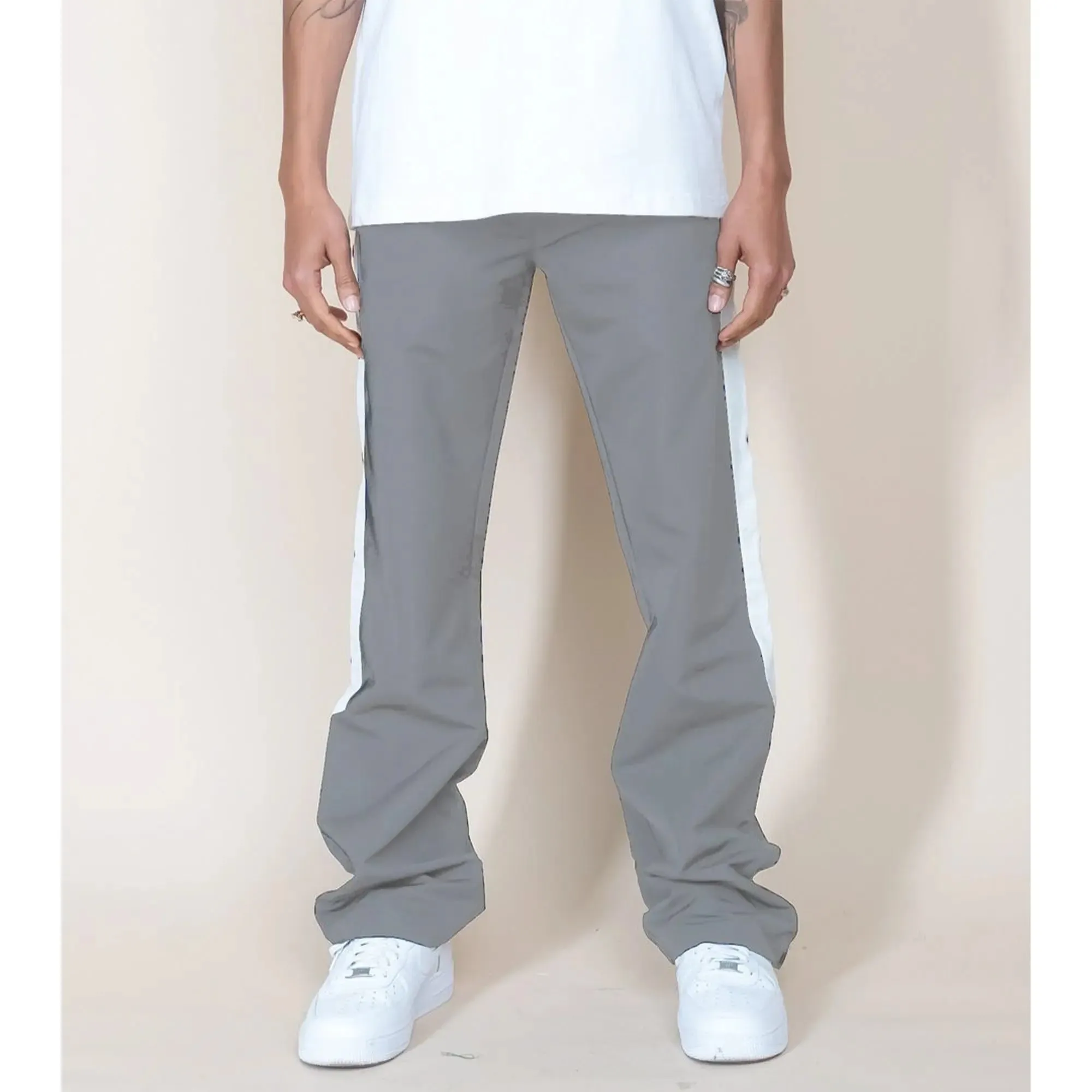 EPTM Men Goat Flared Pants (Grey)