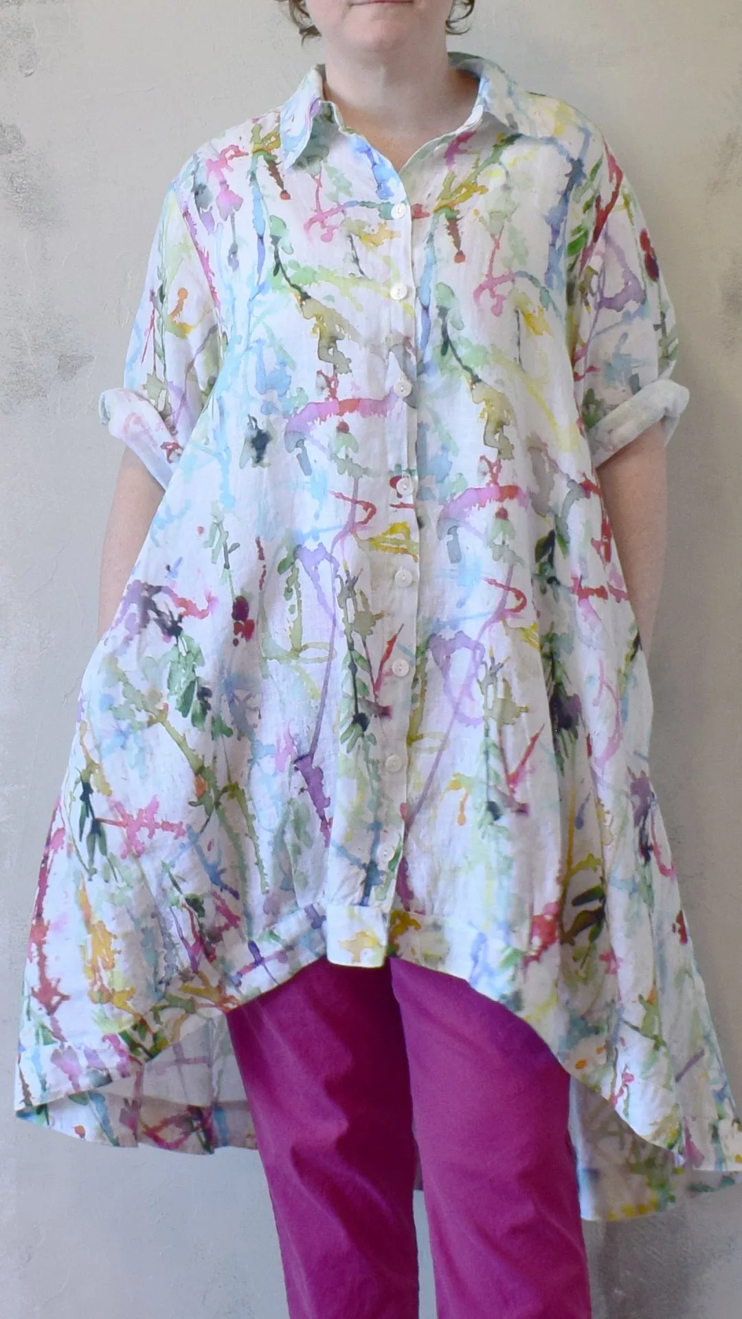 Experimental Watercolor Tunic