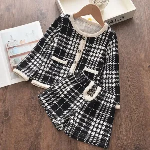 Fall Toddler girls Short set
