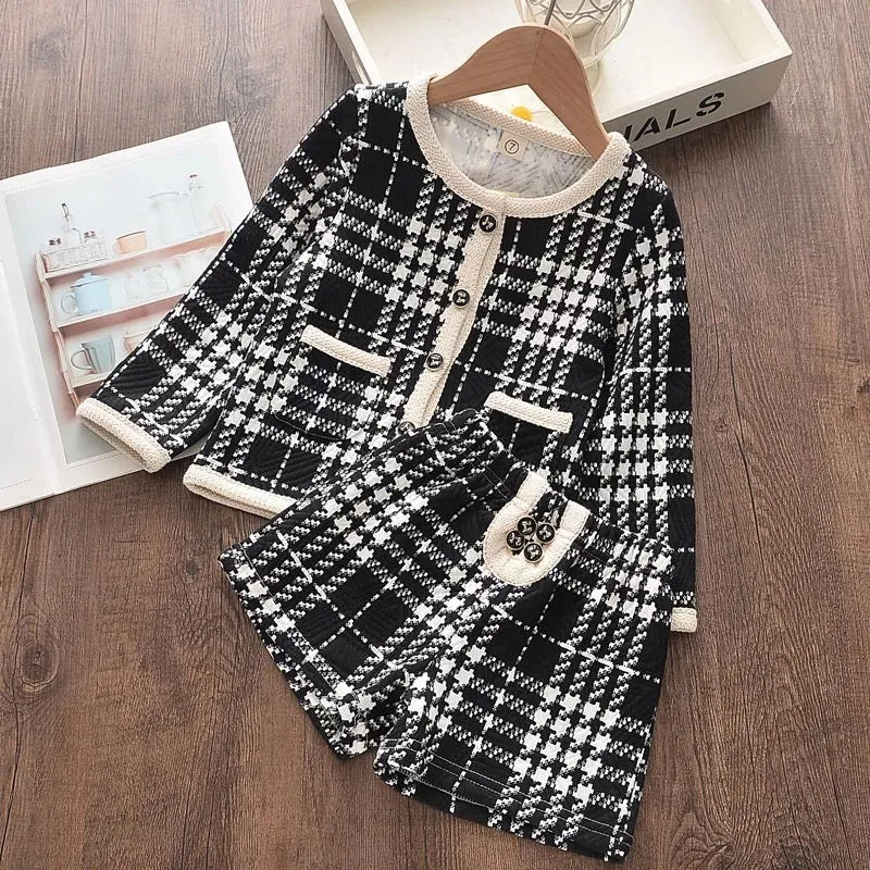 Fall Toddler girls Short set