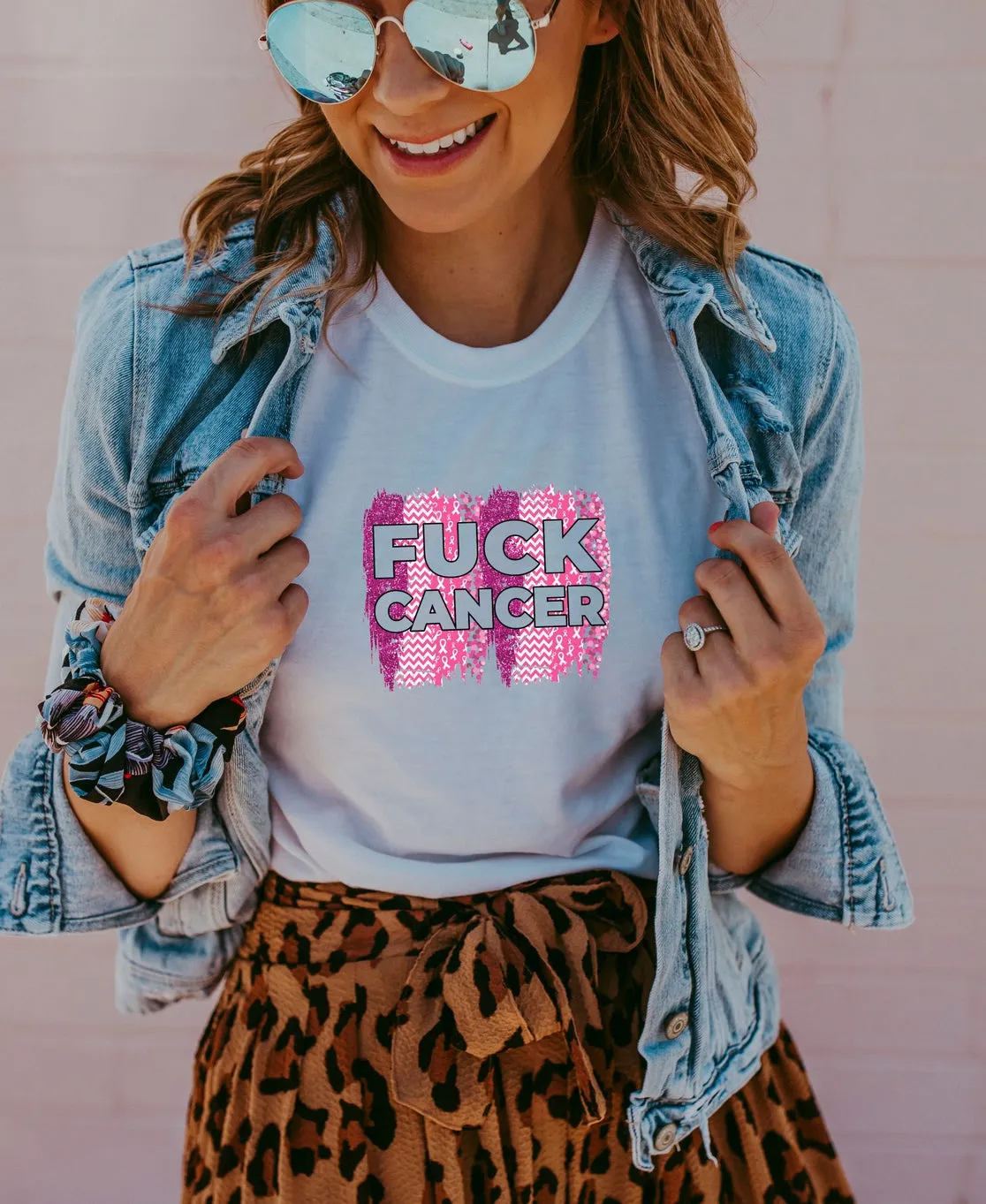 F*ck Cancer Breast Cancer Awareness Tee