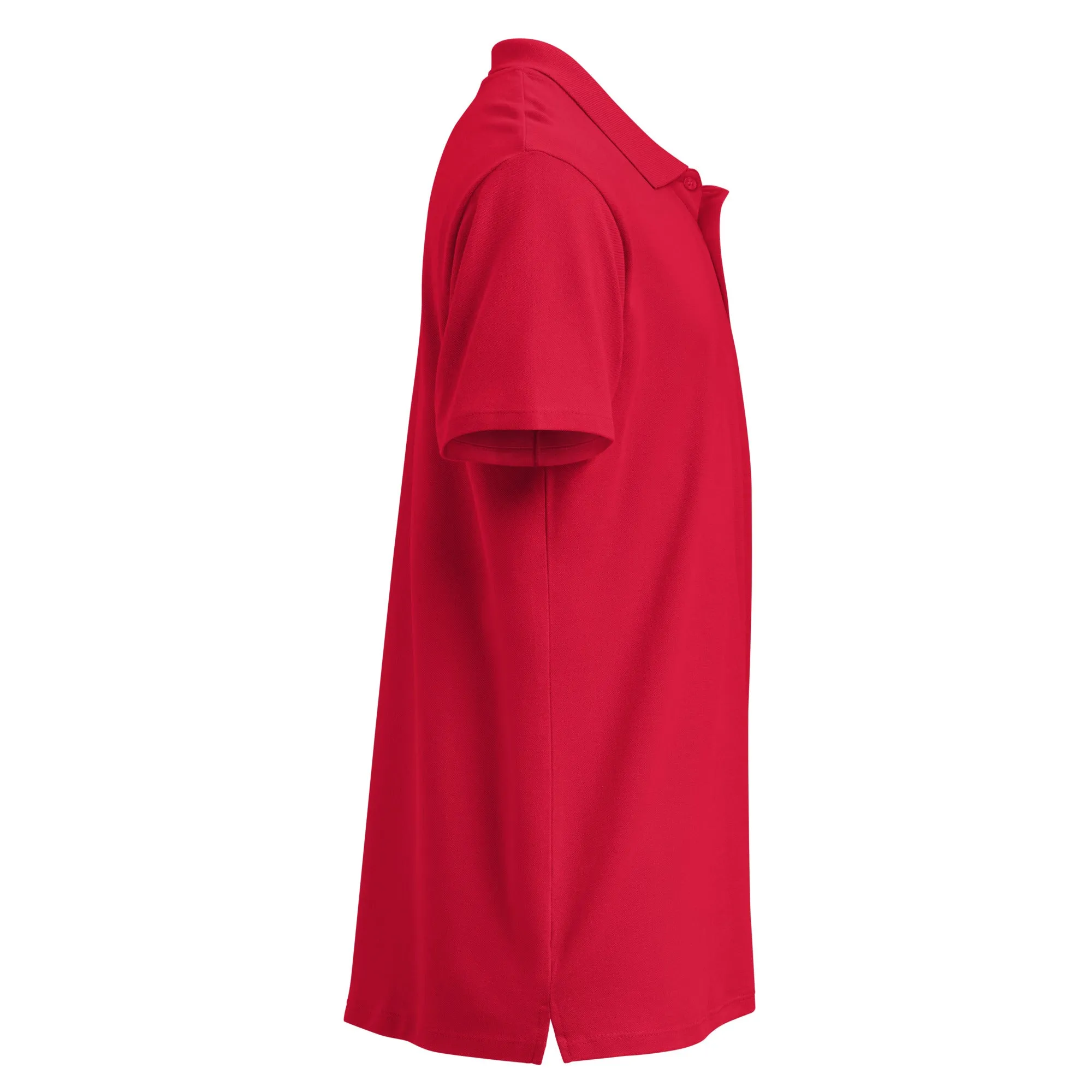 Female Golfer Premium Pique Embroidered Polo Shirt - Red
