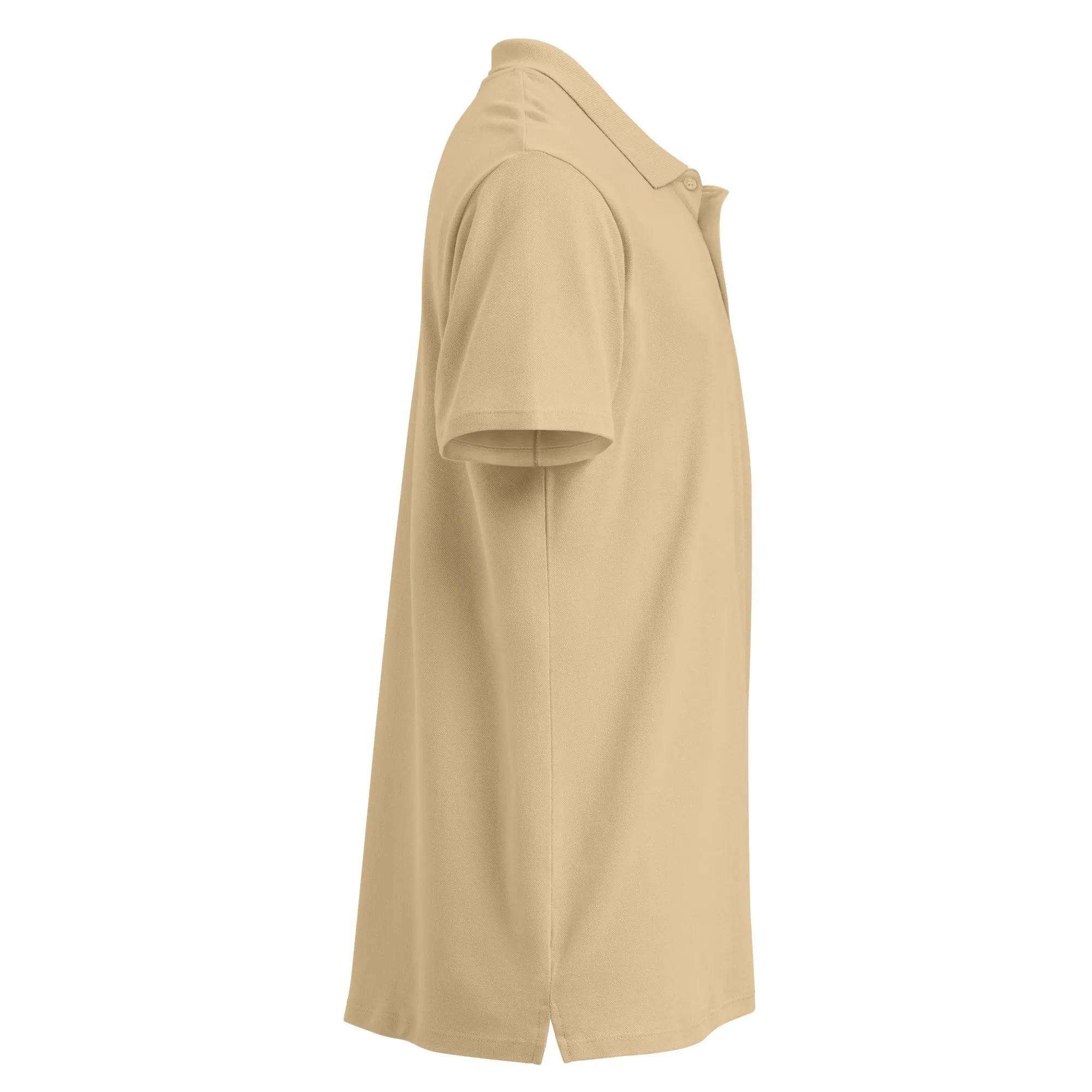 Female Golfer Premium Pique Embroidered Polo Shirt - Yellow