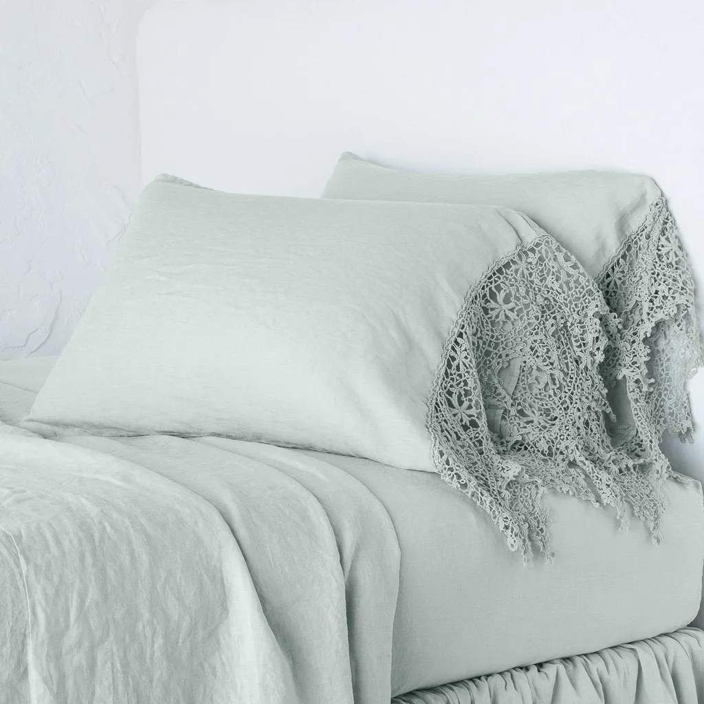 Frida Pillowcase - Eucalyptus - King