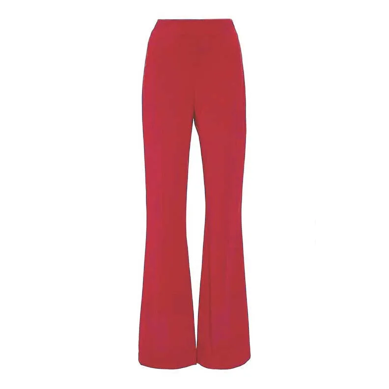 Giza Flared Pants - Red