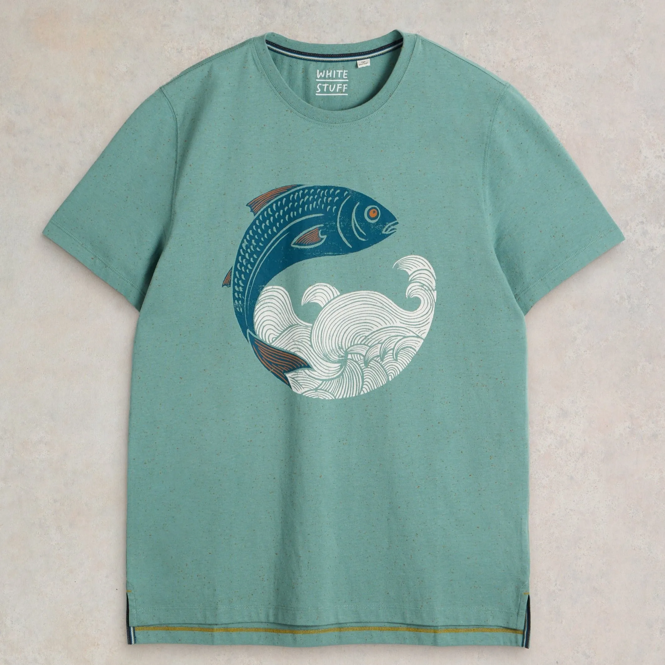 Gone Fishing Graphic Tee - Blue Print