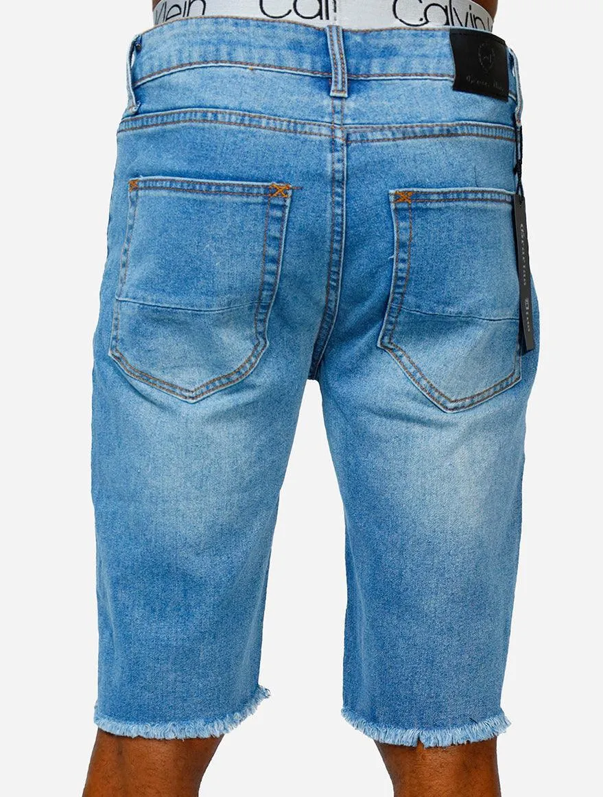 Gracias Dios Max Repair Denim Shorts