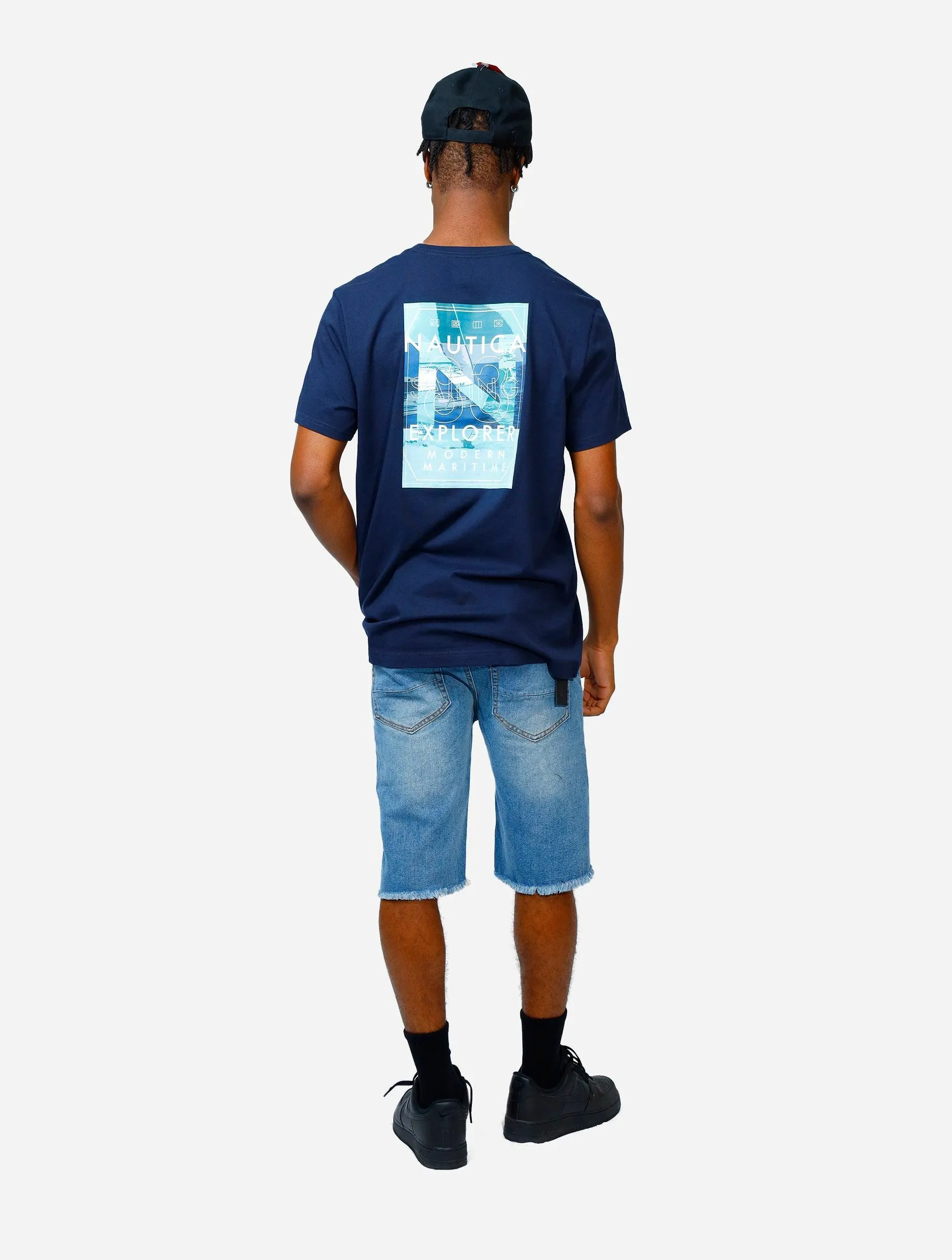 Gracias Dios Max Repair Denim Shorts