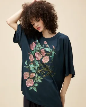 Grateful Dead Vintage Black Rose One Size