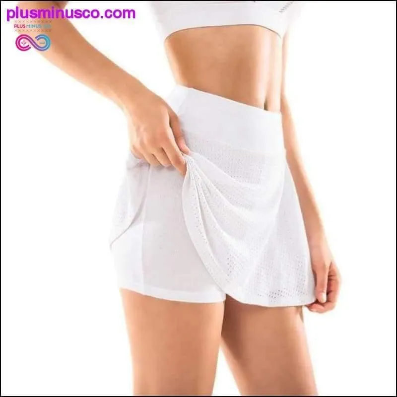 Gym Leopard Women’s Running Skirts High waist Safety