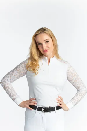 Hannah Childs Jaclyn Lace Show Shirt Zip
