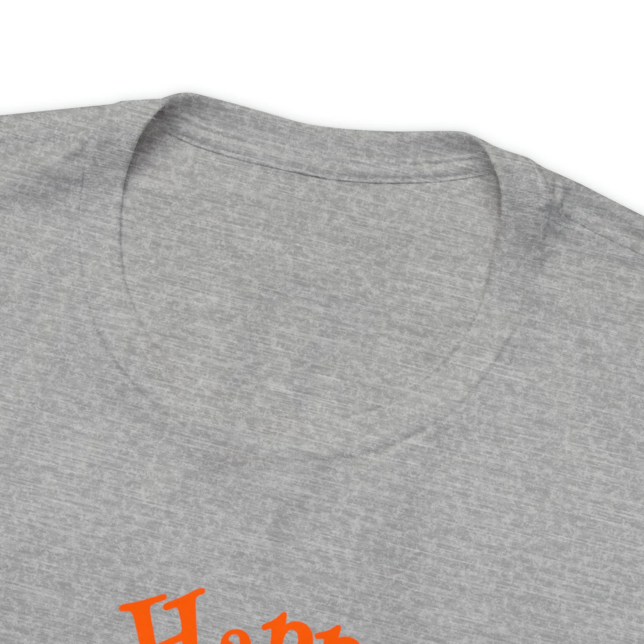 Happy Halloween Black Cat T-Shirt | Cat with Witche's Hat Tee |  Bella Canvas 3001Unisex | Funny Short Sleeve Tshirt