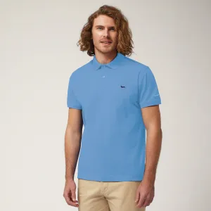 Harmont & Blaine Basic Stretch Polo - Light Blue