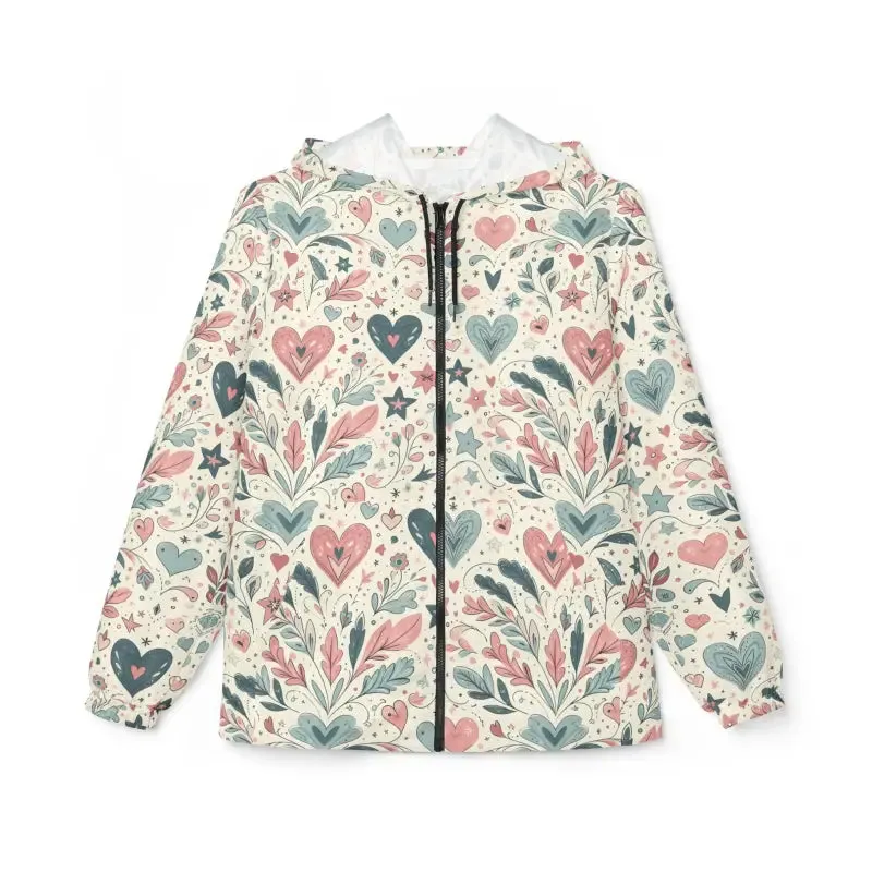 Hearts & Leaves Unisex Windbreaker Style Meets Comfort