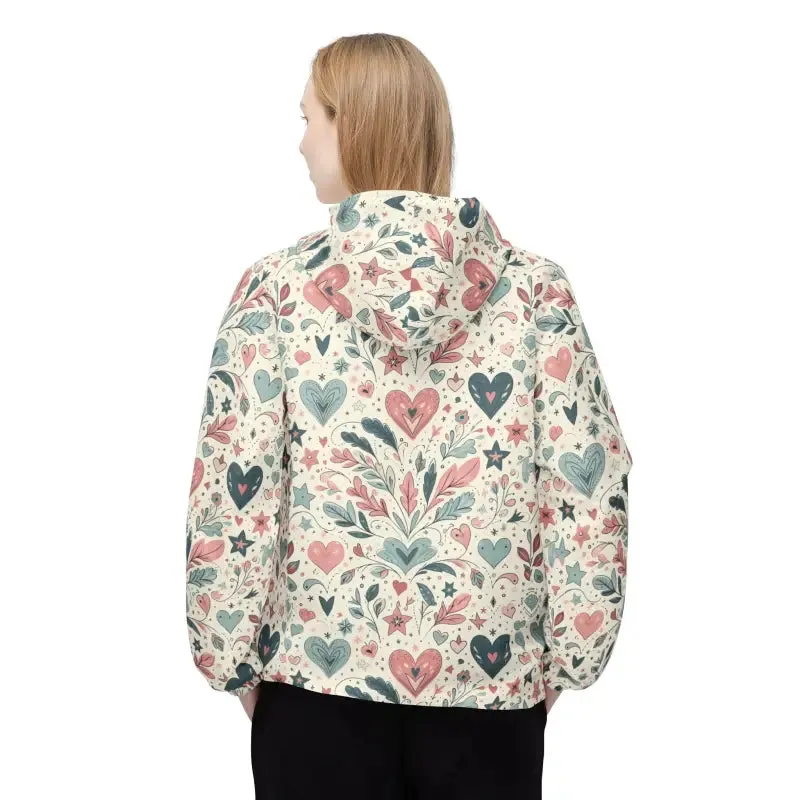 Hearts & Leaves Unisex Windbreaker Style Meets Comfort