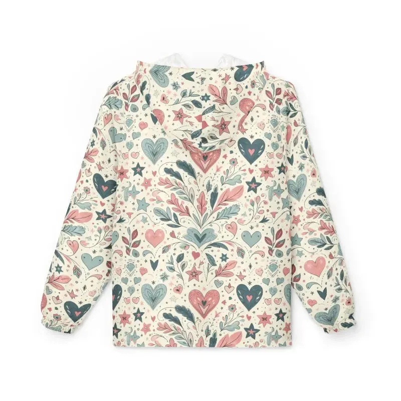Hearts & Leaves Unisex Windbreaker Style Meets Comfort