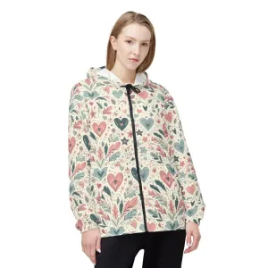 Hearts & Leaves Unisex Windbreaker Style Meets Comfort