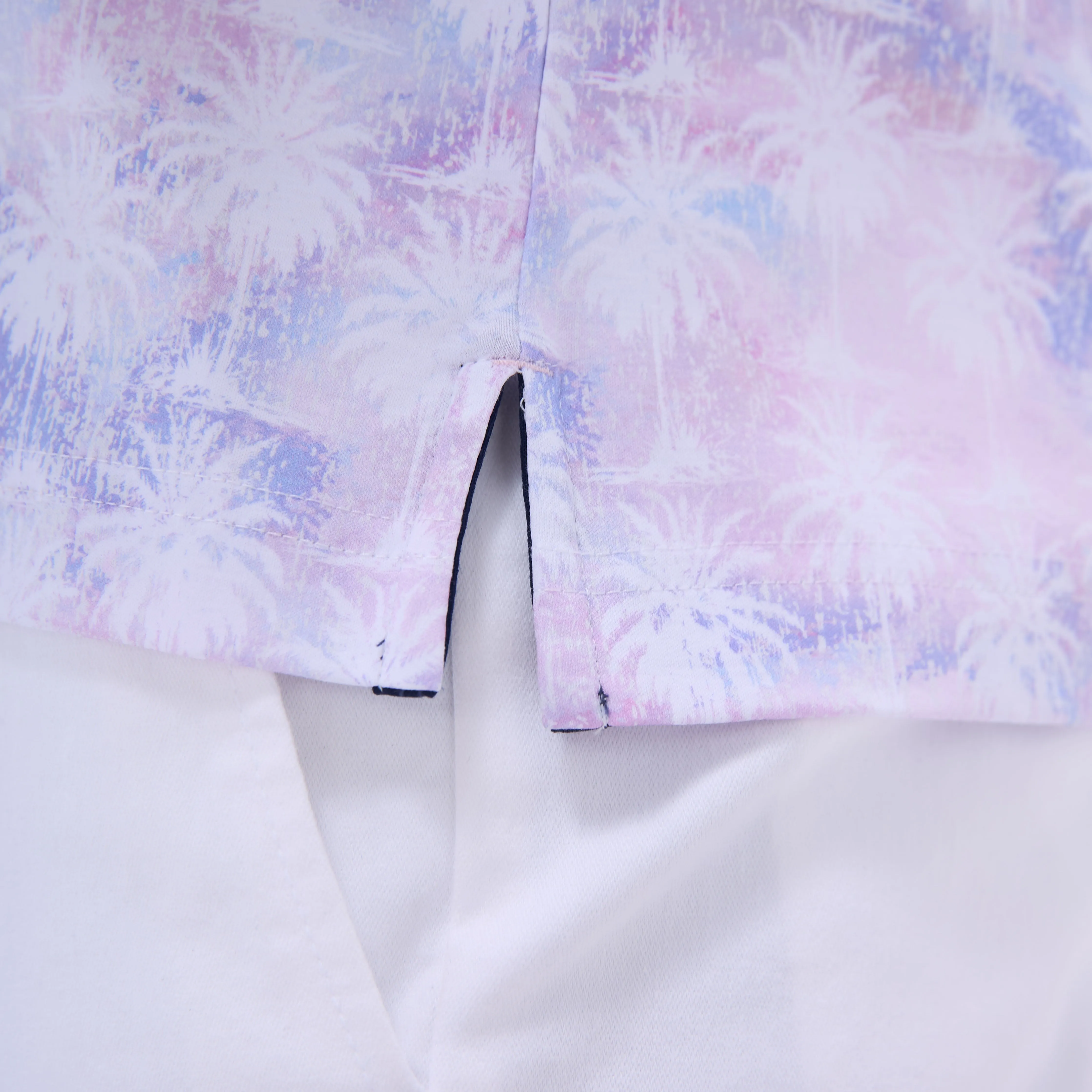 Hendrix Watercolor Palm Tree Polo Shirt