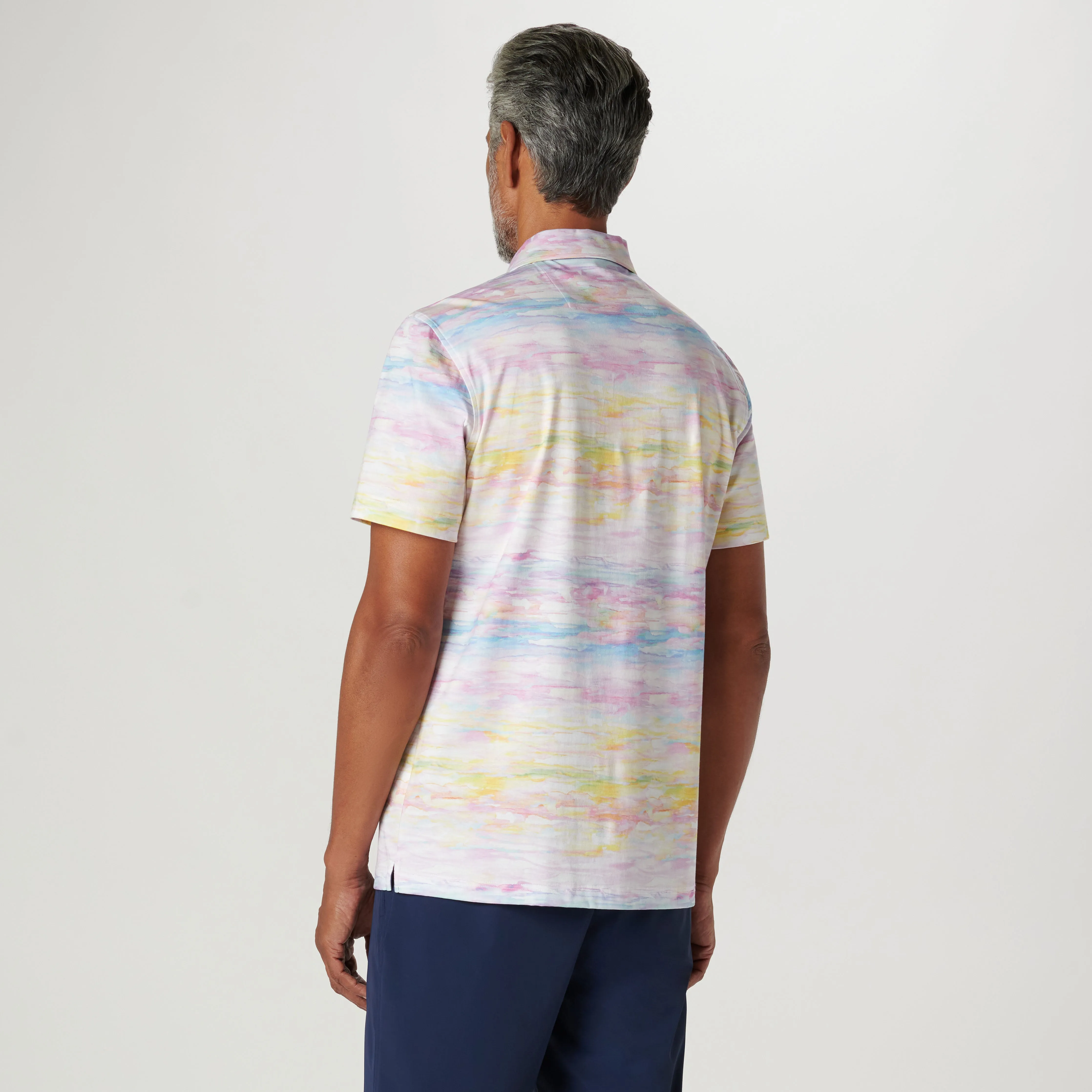 Hendrix Watercolor Print Polo