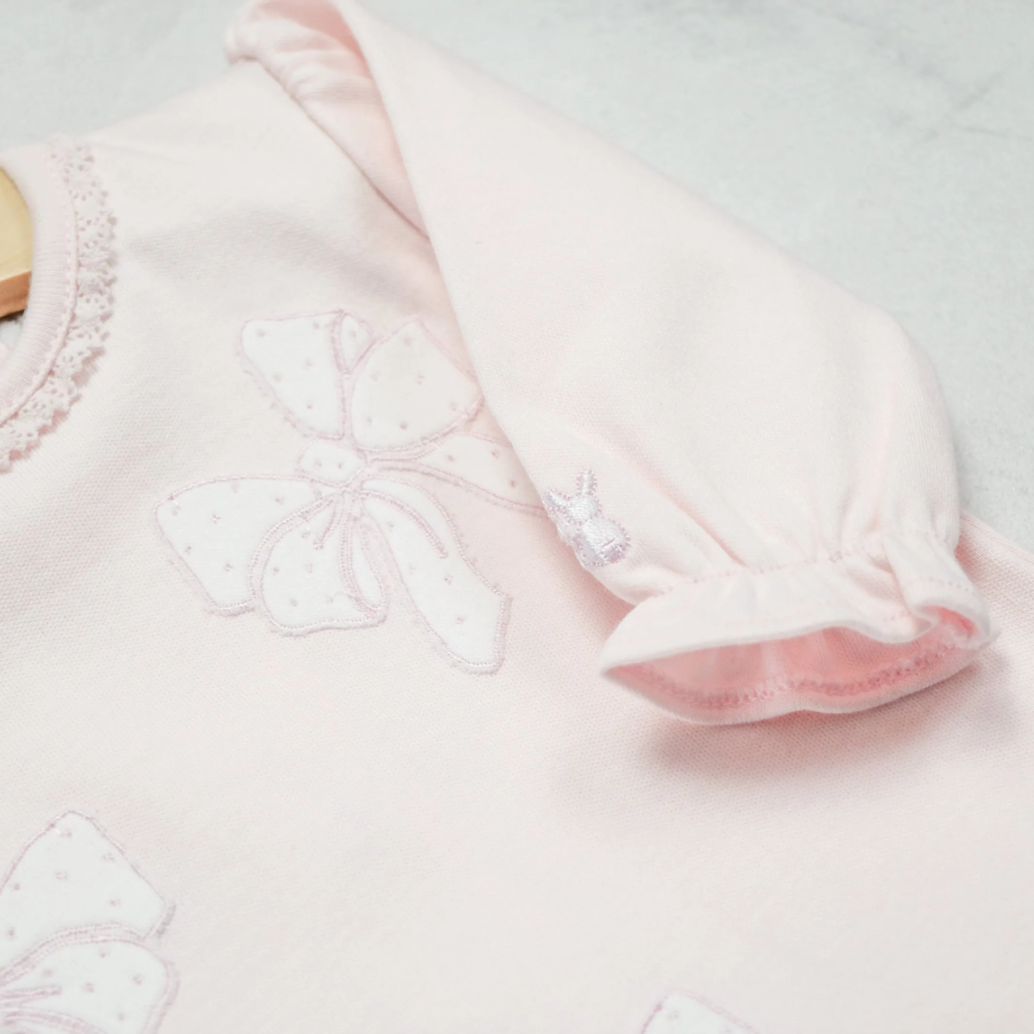 Hope Girls Babygrow with Bow Design
