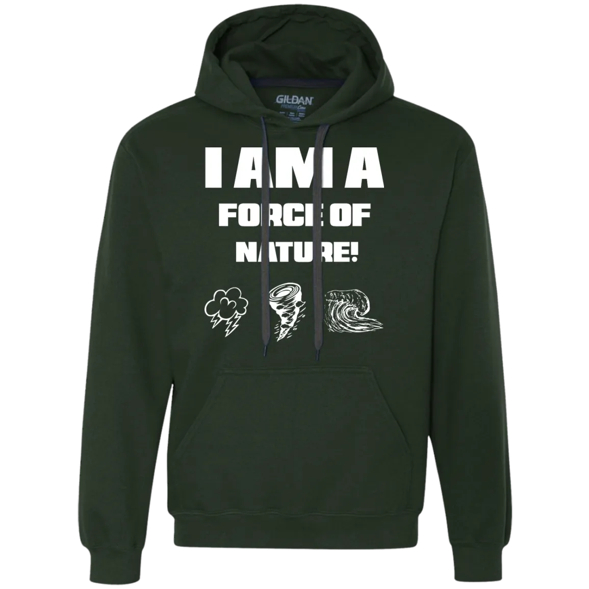 I AM A FORCE OF NATURE MEN'S LONG SLEEVE SHIRTS & SWEATSHIRTS