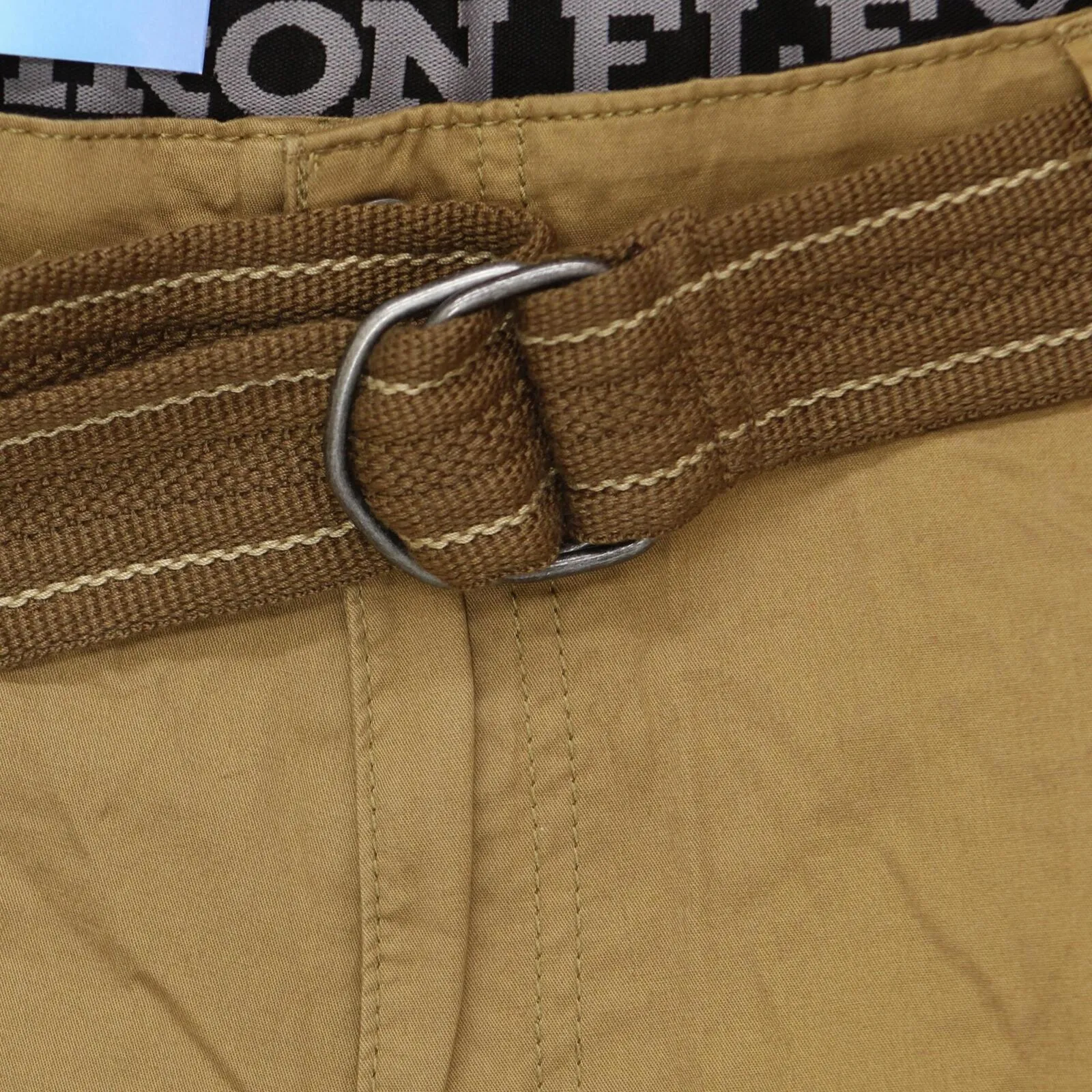 Iron Co. Men's Comfort Flex Waistband Stretch Twill Cargo Short I470753S