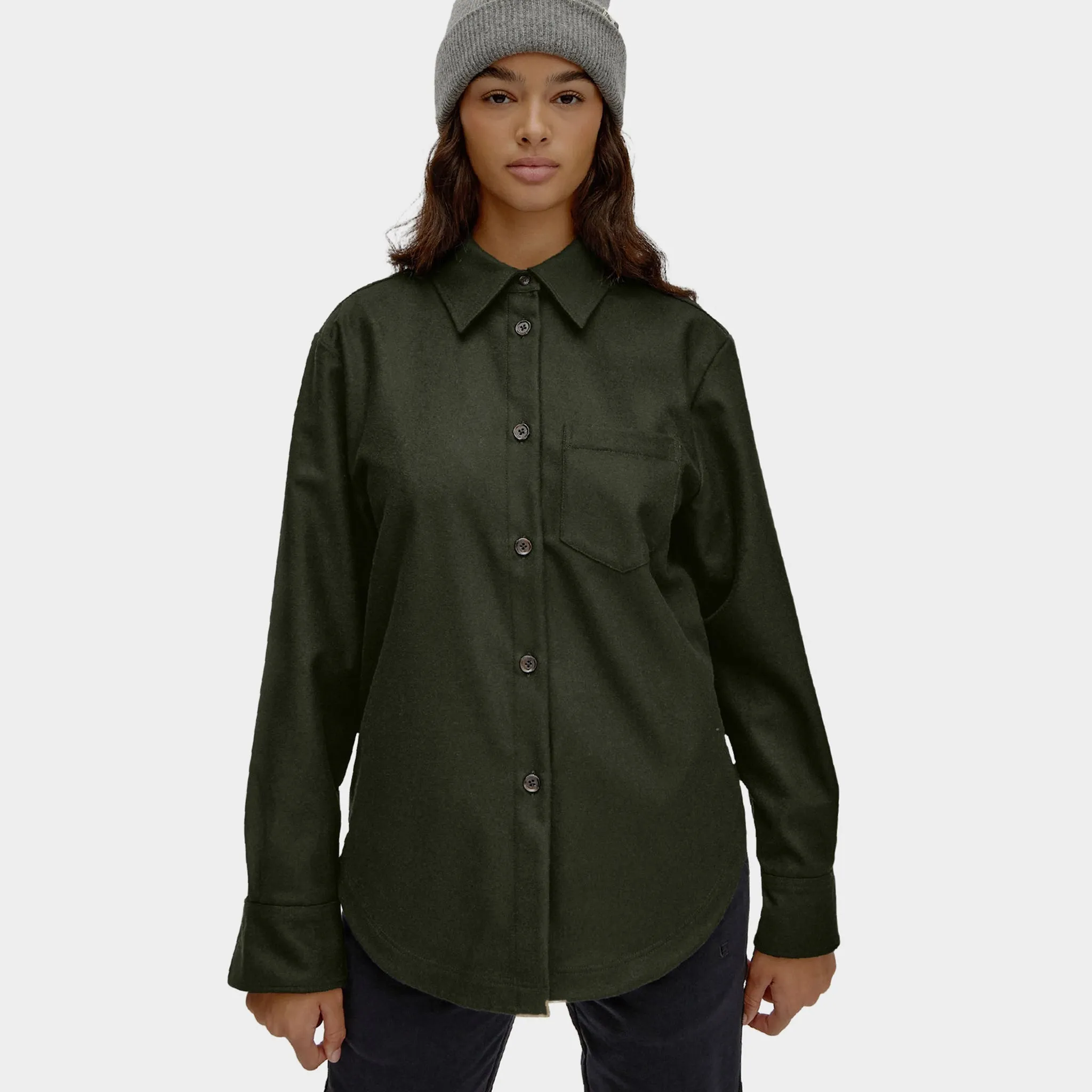 Italian Wool Shirt Jacket