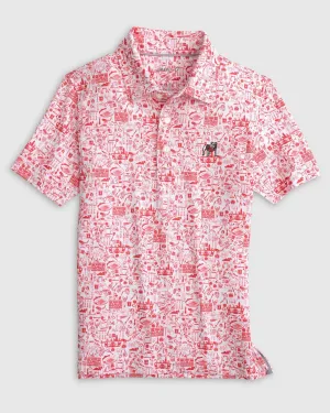 Johnnie-O Georgia Tailgater 2.0 Jr. Printed Jersey Performance Polo