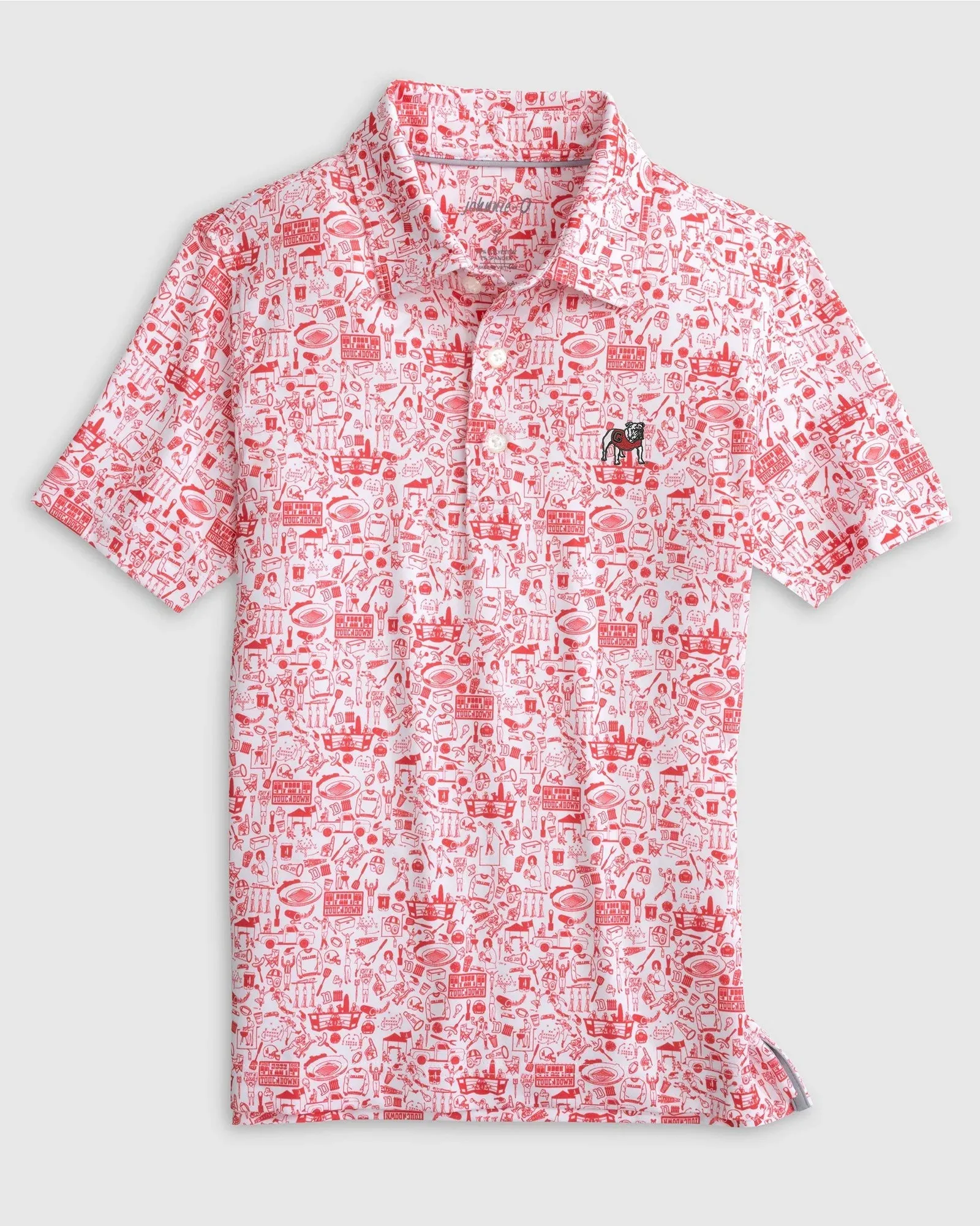 Johnnie-O Georgia Tailgater 2.0 Jr. Printed Jersey Performance Polo