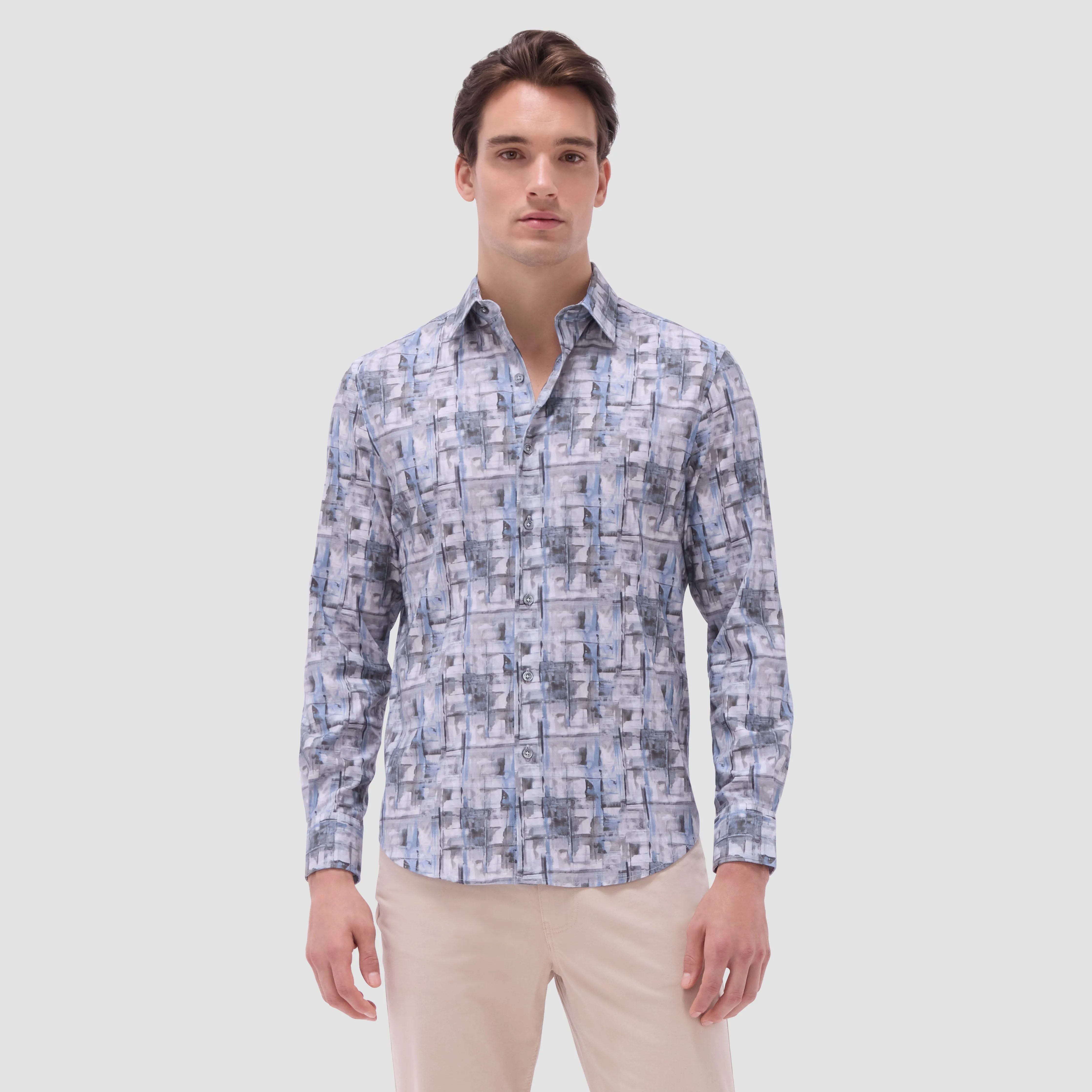 Julian Abstract Watercolor Shirt