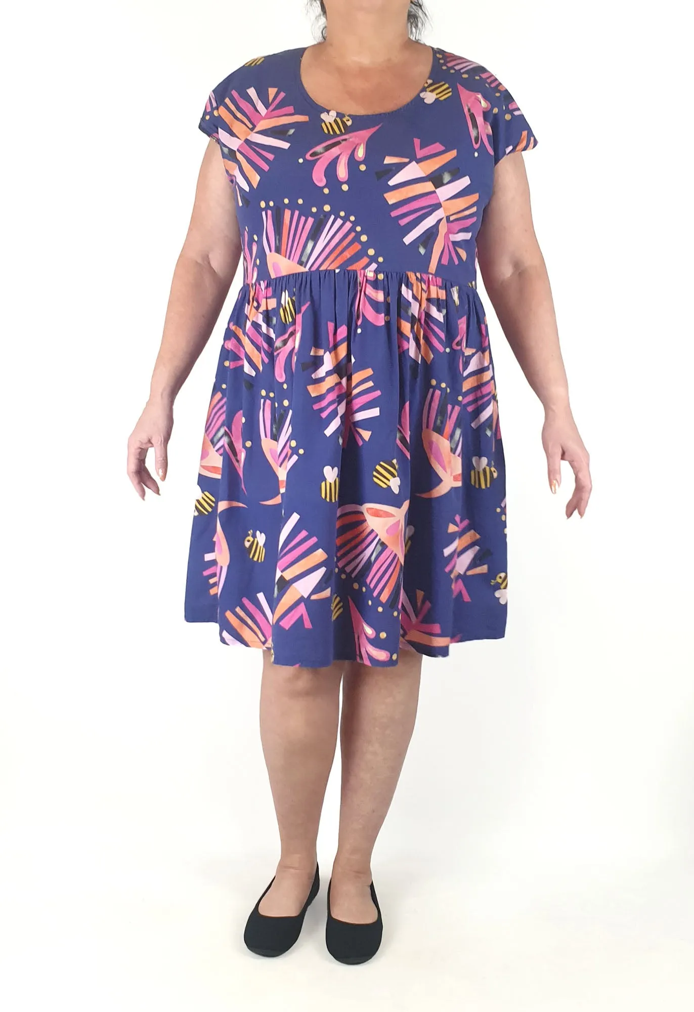 Karla Cola blue cotton dress size XL