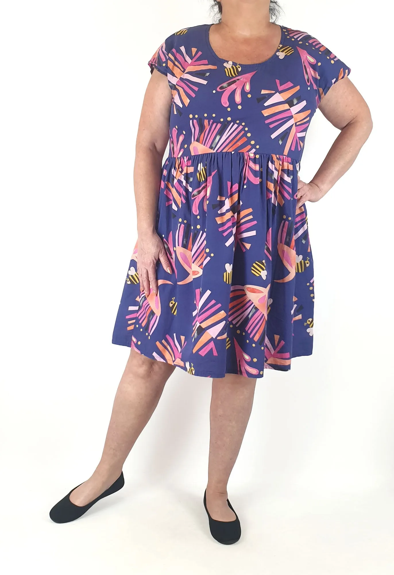 Karla Cola blue cotton dress size XL