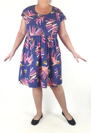 Karla Cola blue cotton dress size XL