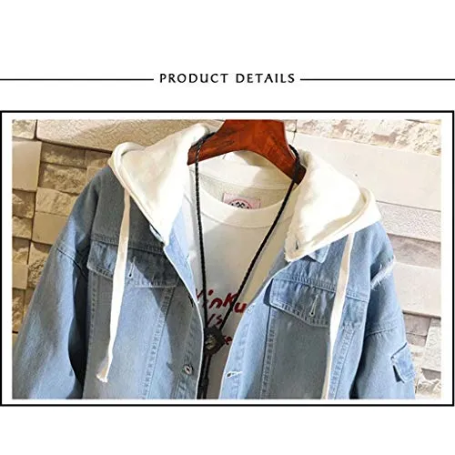 KPOP Rapper Denim Jacket Jeans Love Printed Fashion Sport Hip Hop Hoodie
