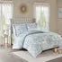 Lian 3 Piece Cotton Floral Reversible Duvet Cover Set