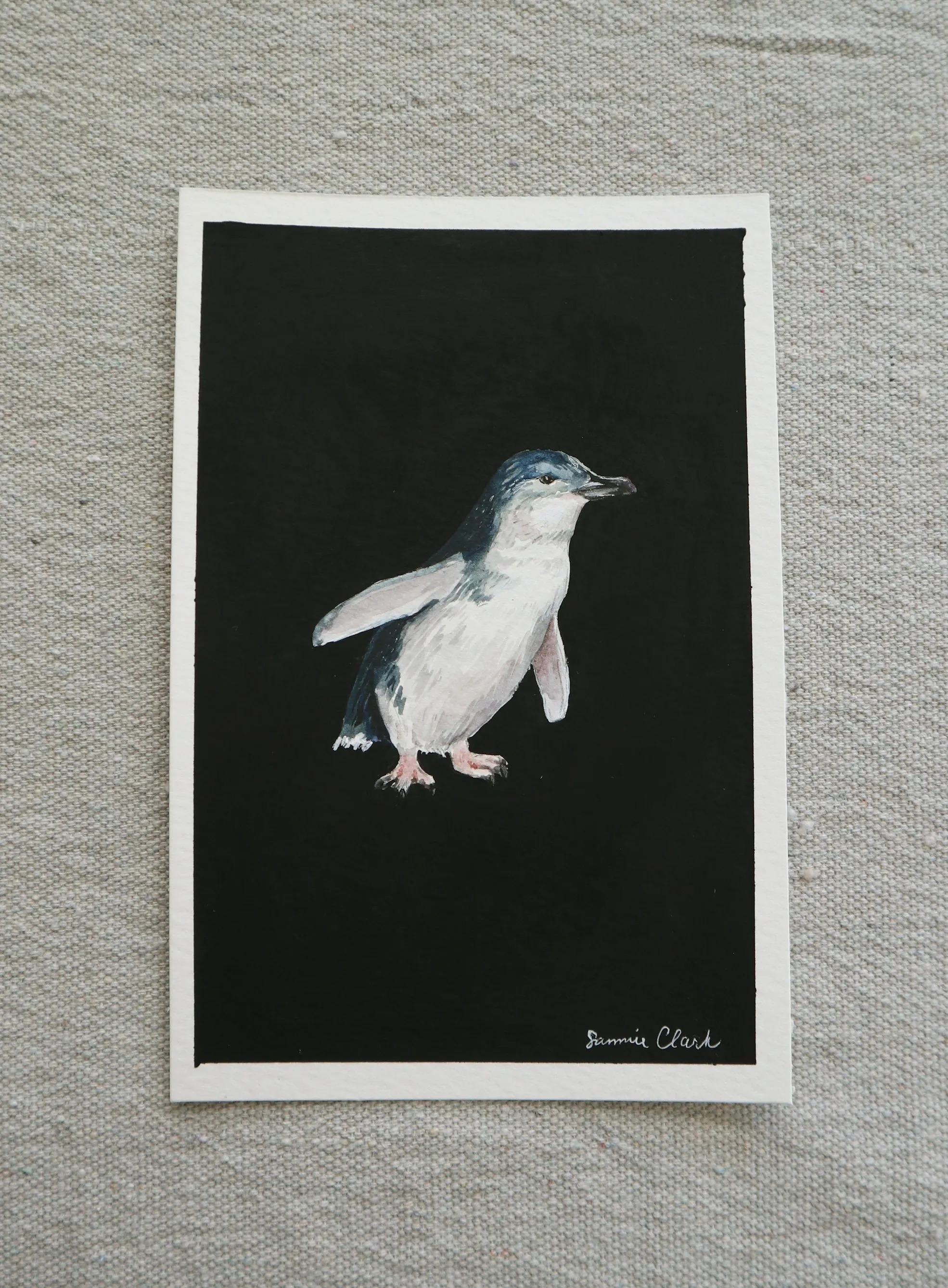 Little Blue Penguin ~ Original Watercolor