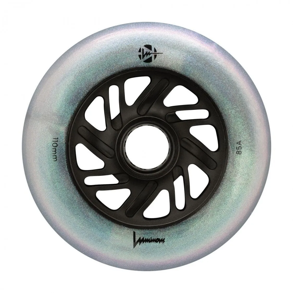 Luminous LED Inline Wheels Glitter 110mm 85a Each