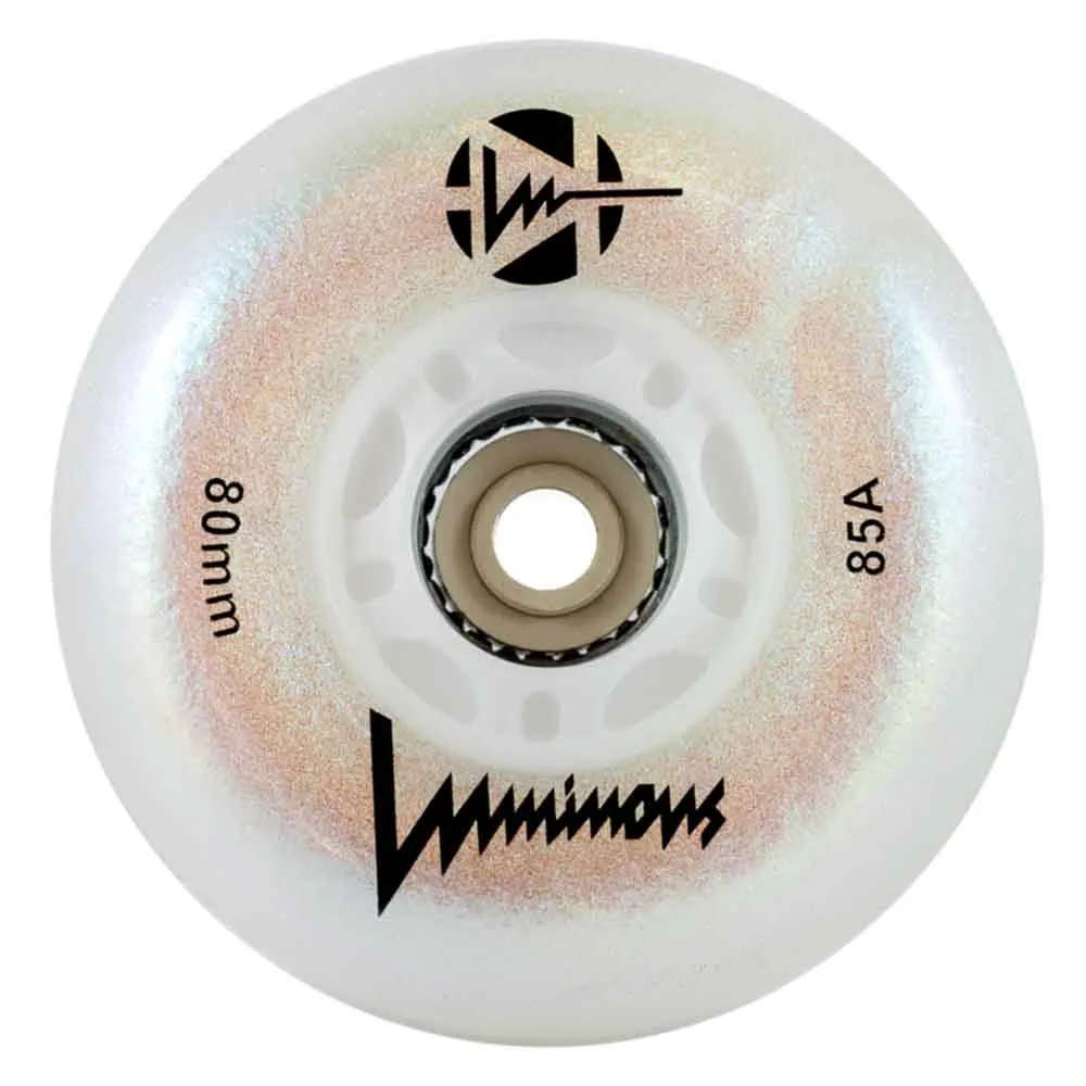 Luminous LED Inline Wheels Glitter 76mm 85a 4pk