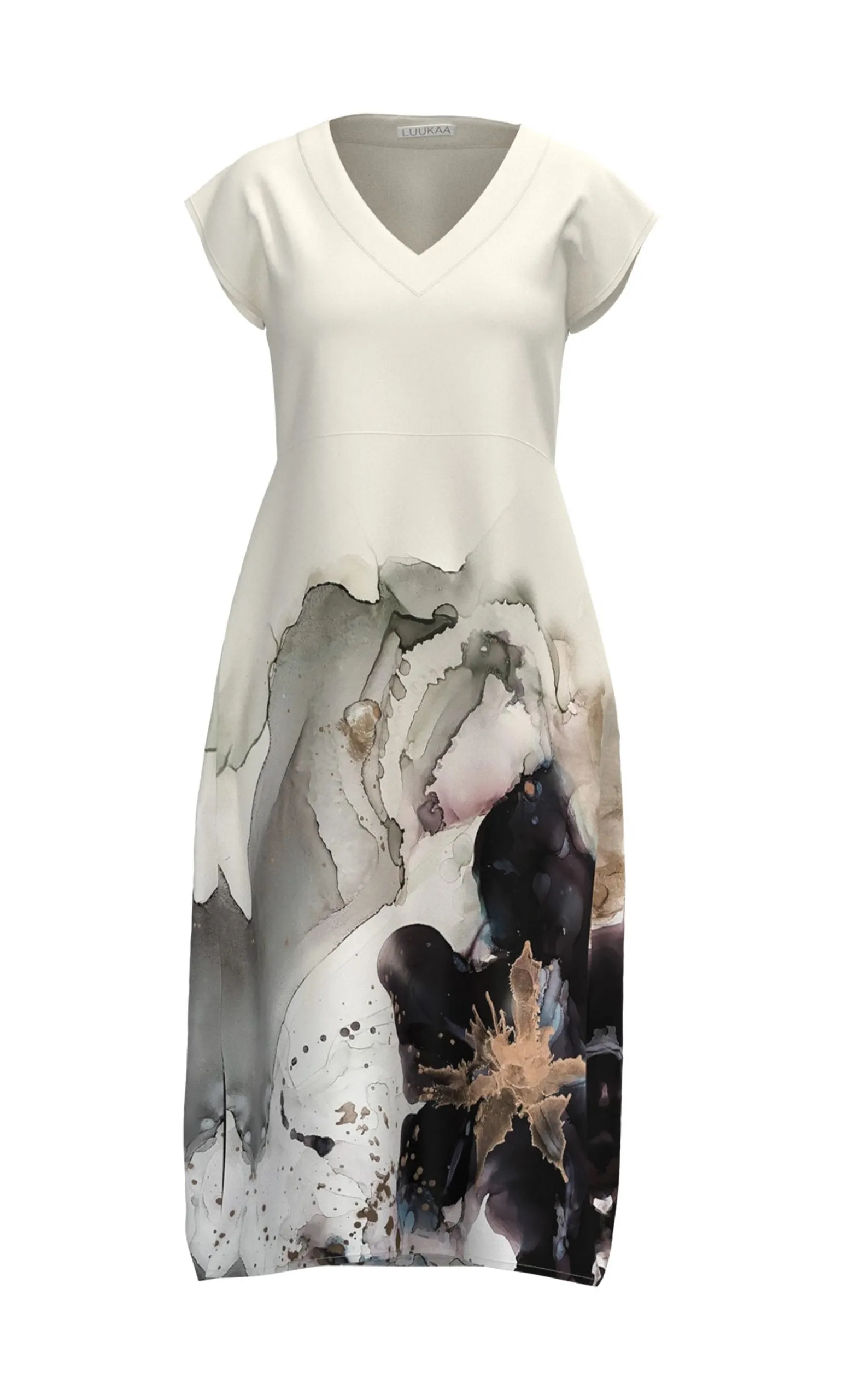 Luukaa Watercolor Dress