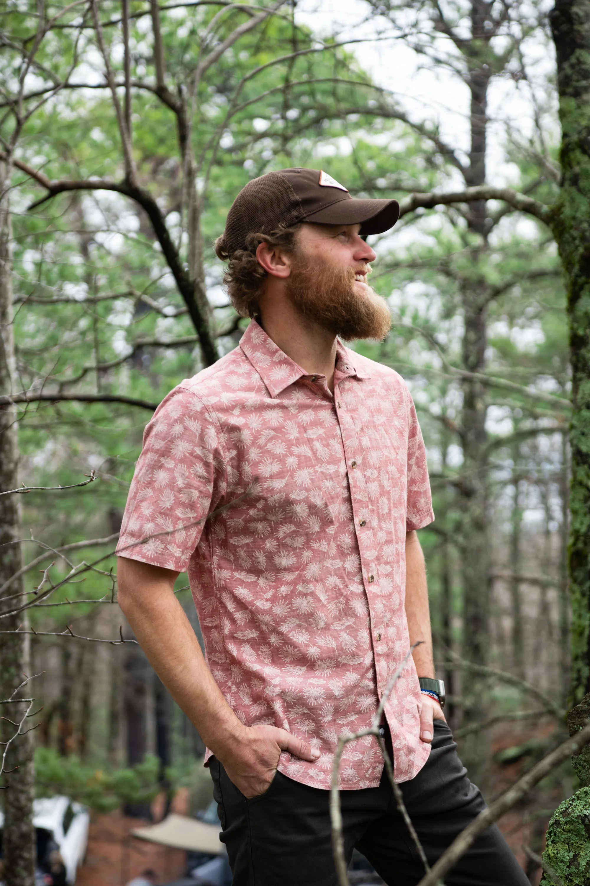 Men's Basin Short Sleeve Woven Shirt