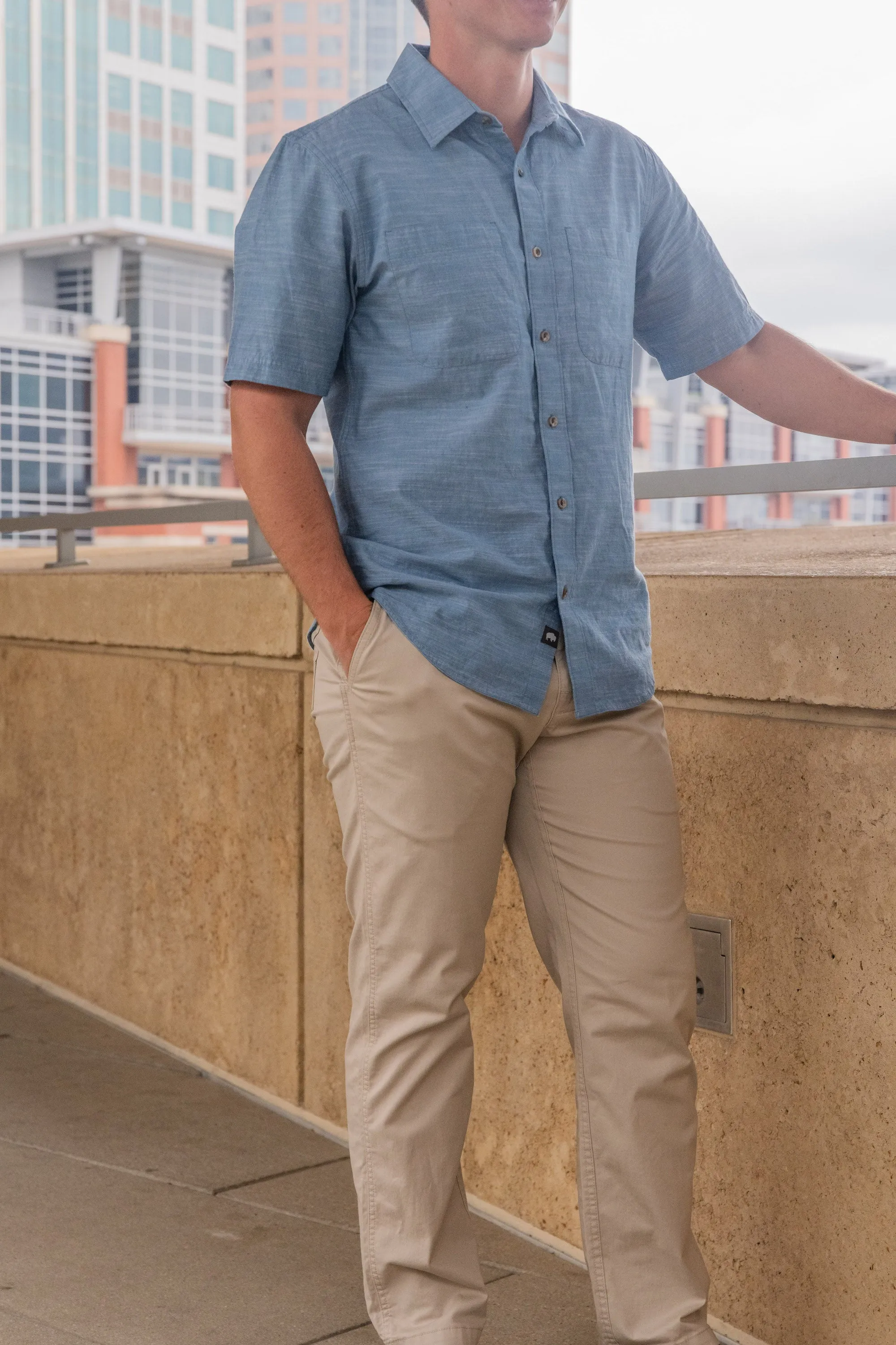 Men's Bowman Short Sleeve Woven Shirt