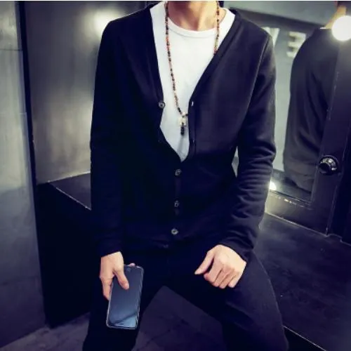 Men's British Style Single Breasted Button Up