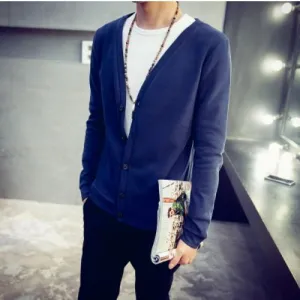 Men's British Style Single Breasted Button Up