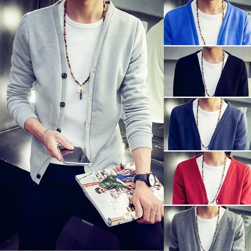 Men's British Style Single Breasted Button Up