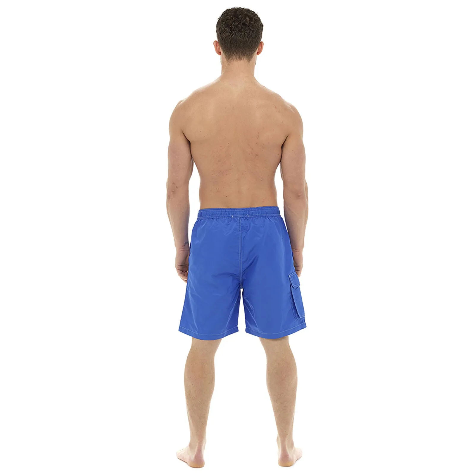 MENS CARGO FLAP POCKET SWIMMING SHORTS POOL SURF GENTS HOLIDAY BEACH SWIM TRUNKS