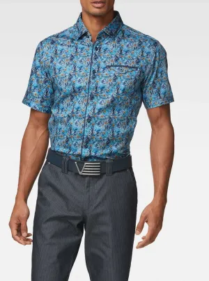 Men's casual short sleeve shirt